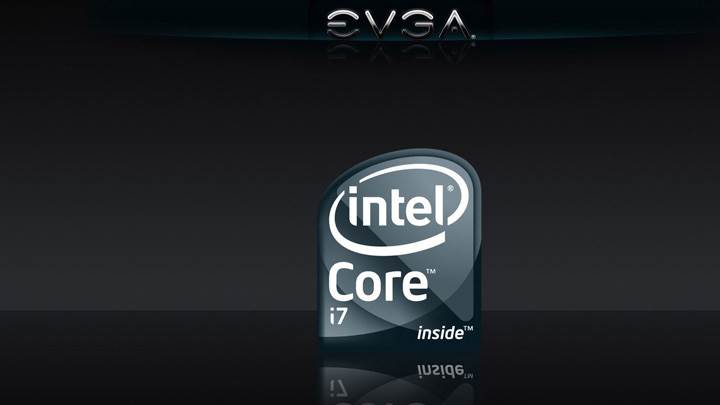 EVGA Intel Core i7 And Black Background